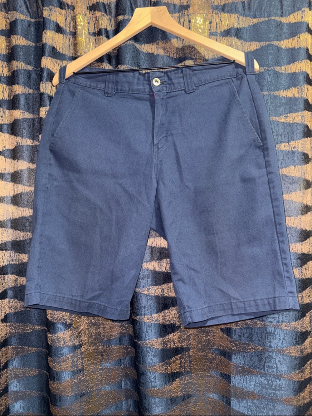 Dickies Flat-Front Men's Shorts in Charcoal Gray